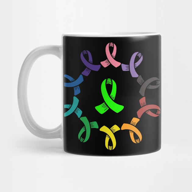 Gastroparesis Awareness Support Squad Cancer Ribbon warrior by Zeus-Studio